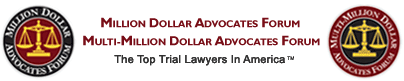 Million Dollar and Multi-Million Dollar Advocates Forum logo